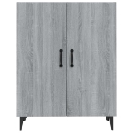 Credenza Grigio Sonoma 70x34x90 cm in Legno Multistrato