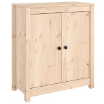 Credenze 2 pz 70x35x80 cm in Legno Massello di Pino