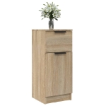 Credenza Rovere Sonoma 30x30x70 cm in Legno Multistrato