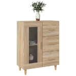 Credenza Rovere Sonoma 69,5x34x90 cm in Legno Multistrato