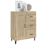 Credenza Rovere Sonoma 69,5x34x90 cm in Legno Multistrato