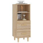 Credenza Rovere Sonoma 34,5x34x90 cm in Legno Multistrato