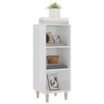 Credenza 34,5x34x90 cm in Legno Multistrato Bianco Lucido