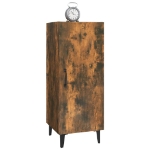 Credenza Rovere Fumo 34,5x34x90 cm in Legno Multistrato