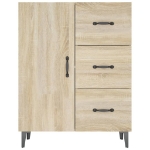 Credenza Rovere Sonoma 69,5x34x90 cm in Legno Multistrato