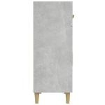 Credenza Grigio Cemento 69,5x34x89 cm in Legno Multistrato