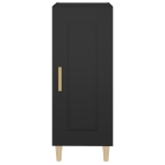 Credenza Nero 34,5x34x90 cm in Legno Multistrato