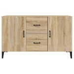 Credenza Rovere Sonoma 100x36x60 cm in Legno Multistrato