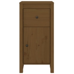 Credenze 2 pz Miele 40x35x80 cm in Legno Massello di Pino