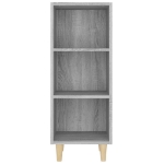 Credenza Grigio Sonoma 34,5x32,5x90 cm in Legno Multistrato