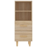 Credenza Rovere Sonoma 34,5x34x90 cm in Legno Multistrato