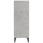 Credenza Grigio Cemento 34,5x32,5x90 cm in Legno Multistrato