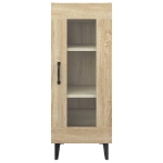 Credenza Rovere Sonoma 34,5x34x90 cm in Legno Multistrato