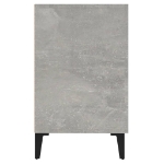 Credenza Grigio Cemento 100x36x60 cm in Legno Multistrato