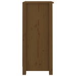 Credenze 2 pz Miele 40x35x80 cm in Legno Massello di Pino