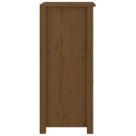 Credenze 2 pz Miele 40x35x80 cm in Legno Massello di Pino