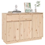 Credenza 110x34x75 cm in Legno Massello di Pino