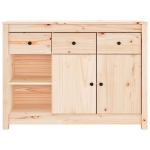 Credenza 100x35x74 cm in Legno Massello di Pino