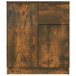 Credenza Rovere Fumo 60x30x70 cm in Legno Multistrato