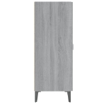 Credenza Grigio Sonoma 69,5x34x90 cm in Legno Multistrato