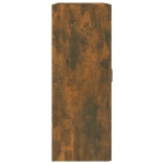 Armadietto Pensile a Parete Rovere Fumo 69,5x32,5x90 cm