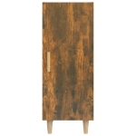 Credenza Rovere Fumo 34,5x34x90 cm in Legno Multistrato