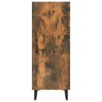 Credenza Rovere Fumo 34,5x34x90 cm in Legno Multistrato