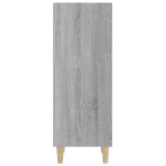 Credenza Grigio Sonoma 34,5x32,5x90 cm in Legno Multistrato