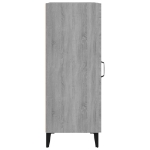 Credenza Grigio Sonoma 34,5x34x90 cm in Legno Multistrato