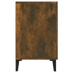 Credenza Rovere Fumo 100x36x60 cm in Legno Multistrato