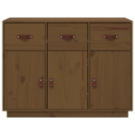 Credenza Miele 100x40x75 cm in Legno Massello di Pino