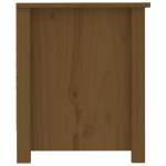 Scarpiera Miele 110x38x45,5 cm in Legno Massello di Pino