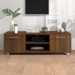 Mobile per TV Rovere Marrone 110x40x35 cm Legno Multistrato