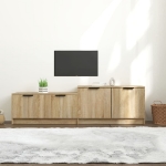 Mobile Porta TV Rovere Sonoma 158,5x36x45 cm Legno Multistrato