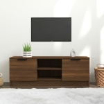 Mobile TV Rovere Marrone 102x35x36,5 cm in Legno Multistrato