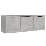 Mobile Porta TV Grigio Cemento 102x35x36,5 cm Legno Multistrato