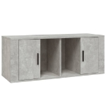 Mobile per TV Grigio Cemento 100x35x40 cm Legno Multistrato