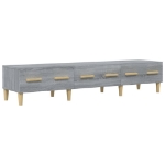 Mobile TV Grigio Sonoma 150x34,5x30 cm in Legno Multistrato