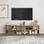 Mobile TV Rovere Sonoma 149x30x52 cm in Truciolato