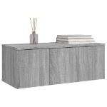 Mobile Porta TV Grigio Sonoma 80x34x30 cm in Legno Multistrato