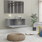 Mobile TV Grigio Sonoma 80x30x30 cm in Legno Multistrato