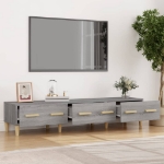 Mobile TV Grigio Sonoma 150x34,5x30 cm in Legno Multistrato