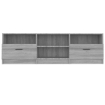 Mobile TV Grigio Sonoma 150x33,5x45 cm in Legno Ingegnerizzato