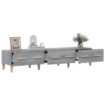 Mobile TV Grigio Sonoma 150x34,5x30 cm in Legno Multistrato