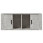 Mobile per TV Grigio Cemento 100x35x40 cm Legno Multistrato