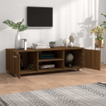 Mobile per TV Rovere Marrone 110x40x35 cm Legno Multistrato