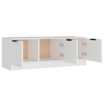 Mobile Porta TV Bianco 102x35x36,5 cm in Legno Multistrato