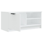 Mobile Porta TV Bianco 80x35x36,5 cm in Legno Multistrato