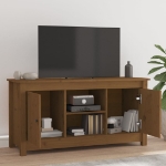 Mobile Porta TV Miele 103x36,5x52 cm in Legno Massello di Pino