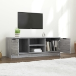 Mobile TV Grigio Sonoma 102x35x36,5 cm in Legno Multistrato